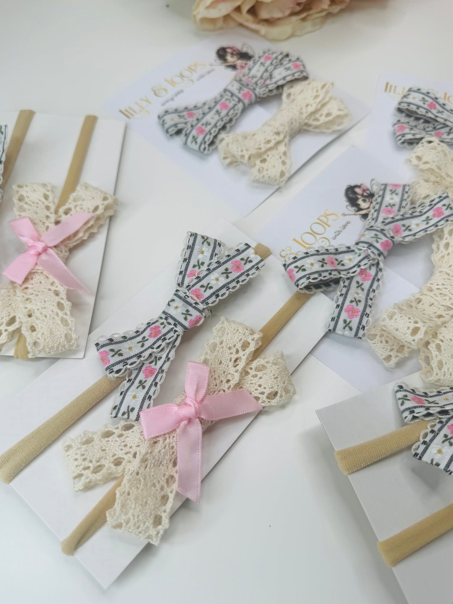 Baby set nylon headband