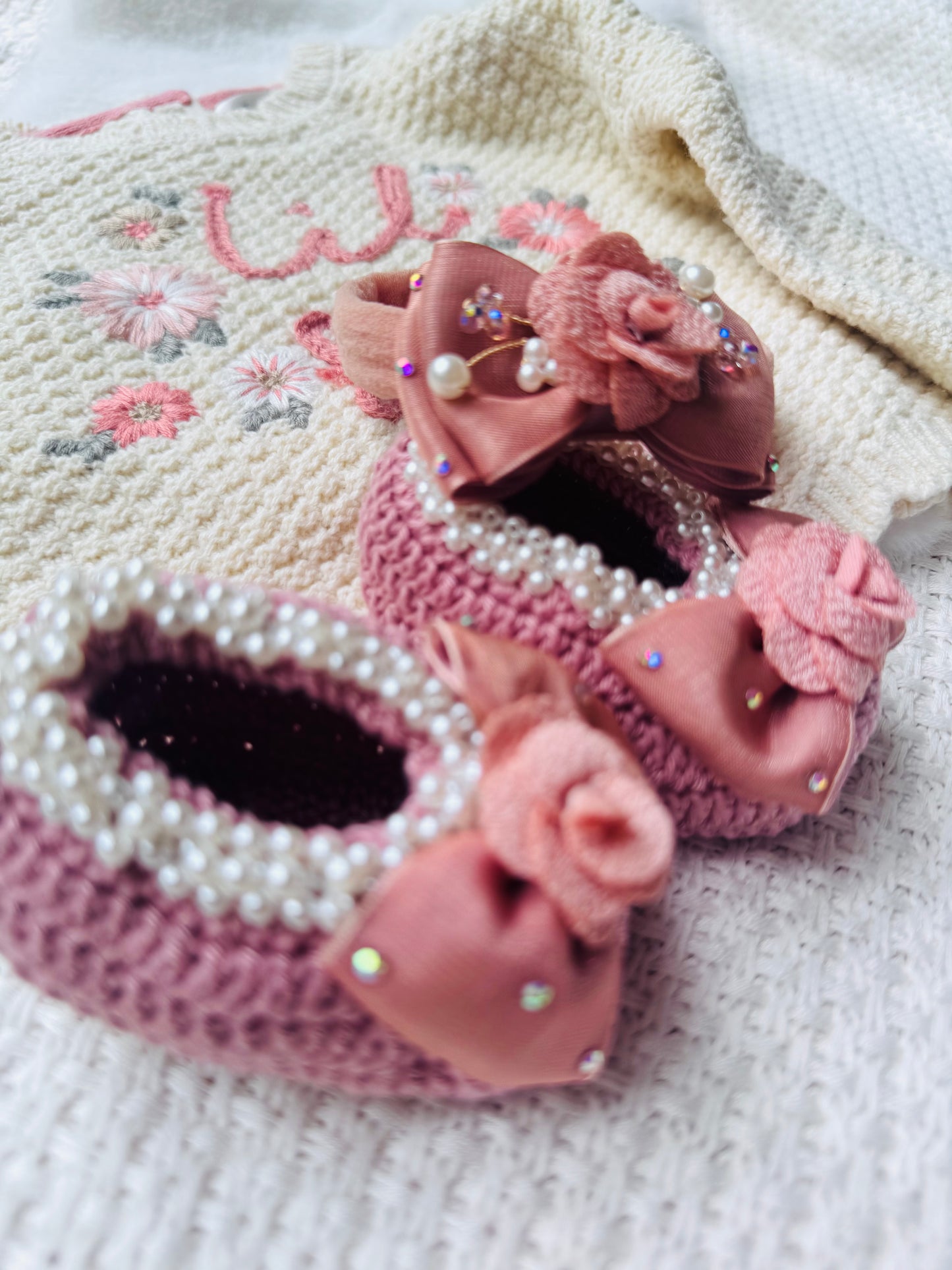 Baby shoes and headbands