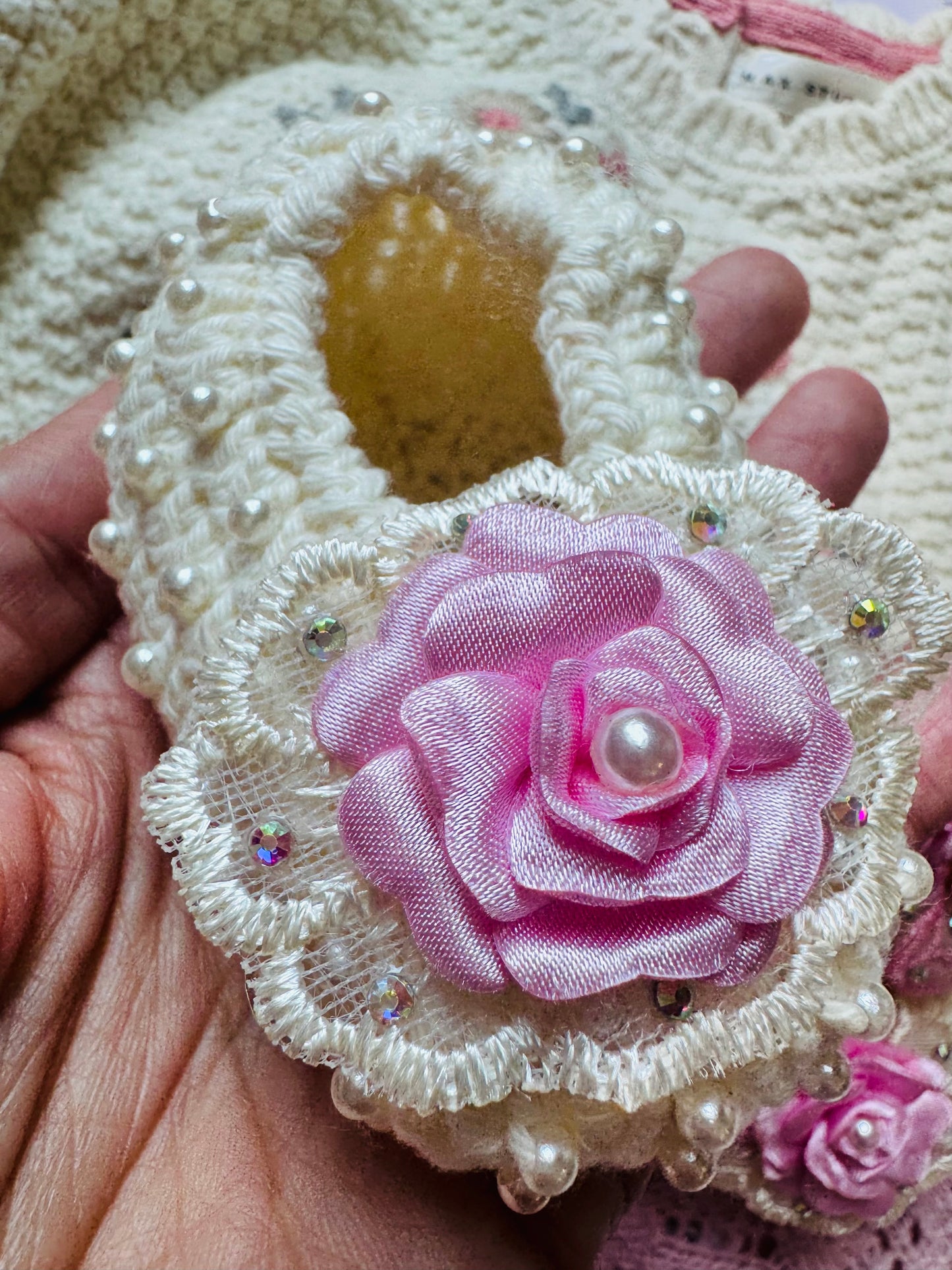 Baby shoes and headband