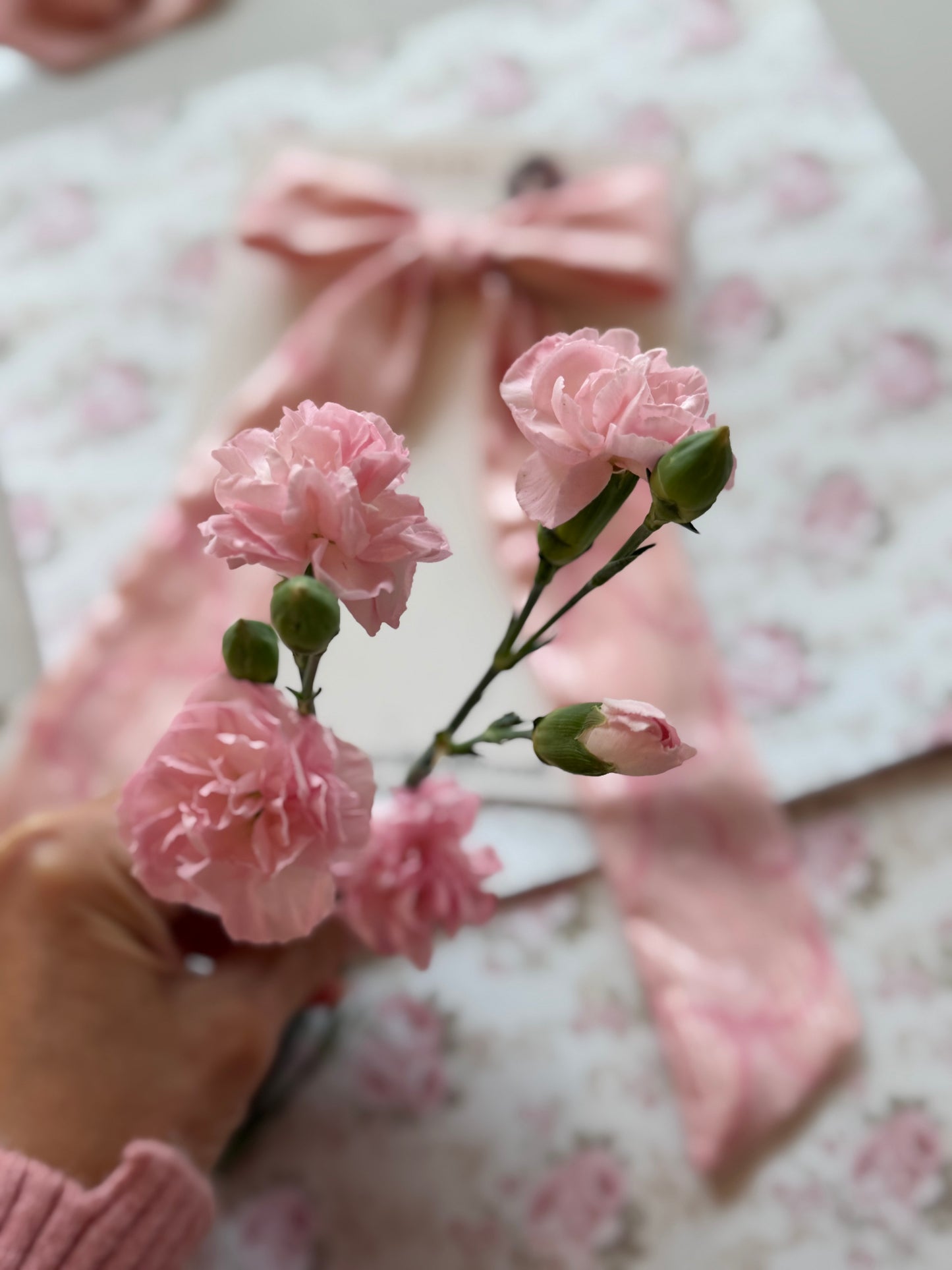 Long romantic bow
