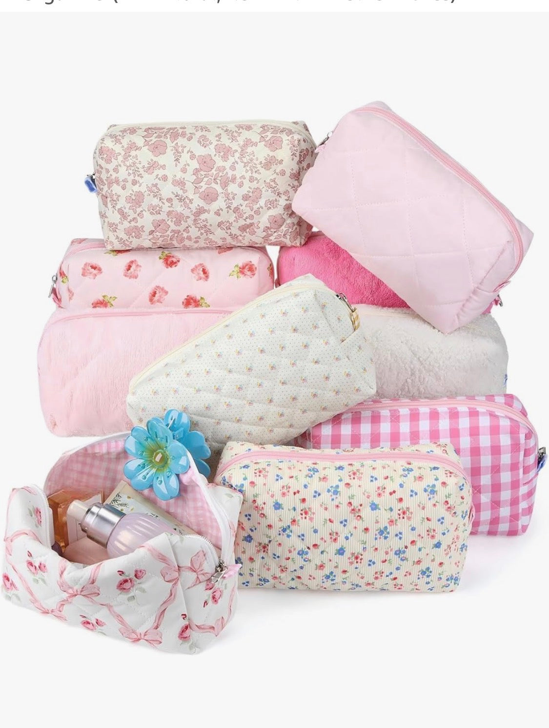 Quilted Accessory Bags