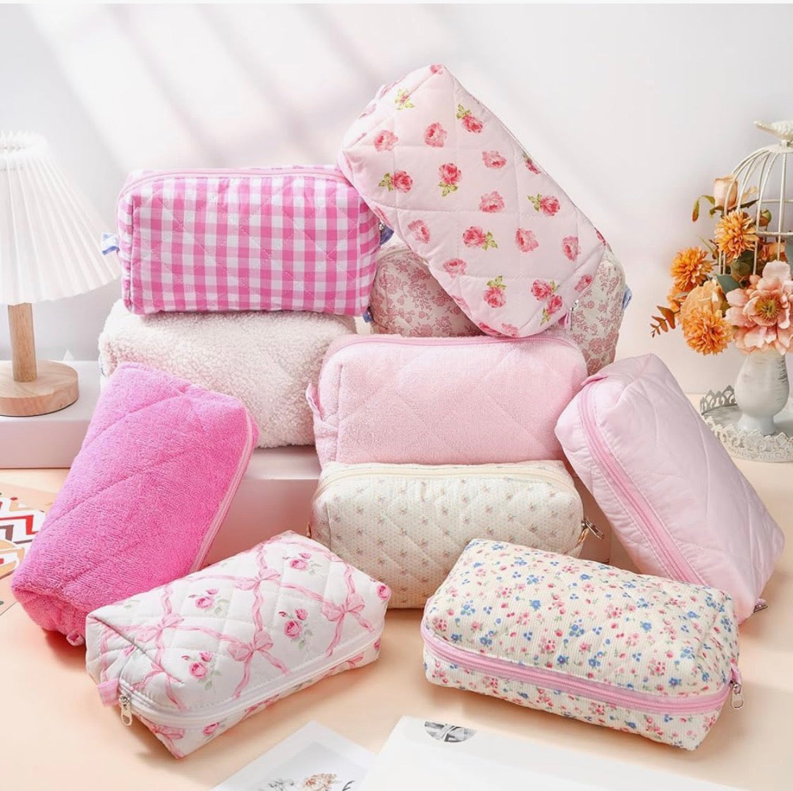 Quilted Accessory Bags