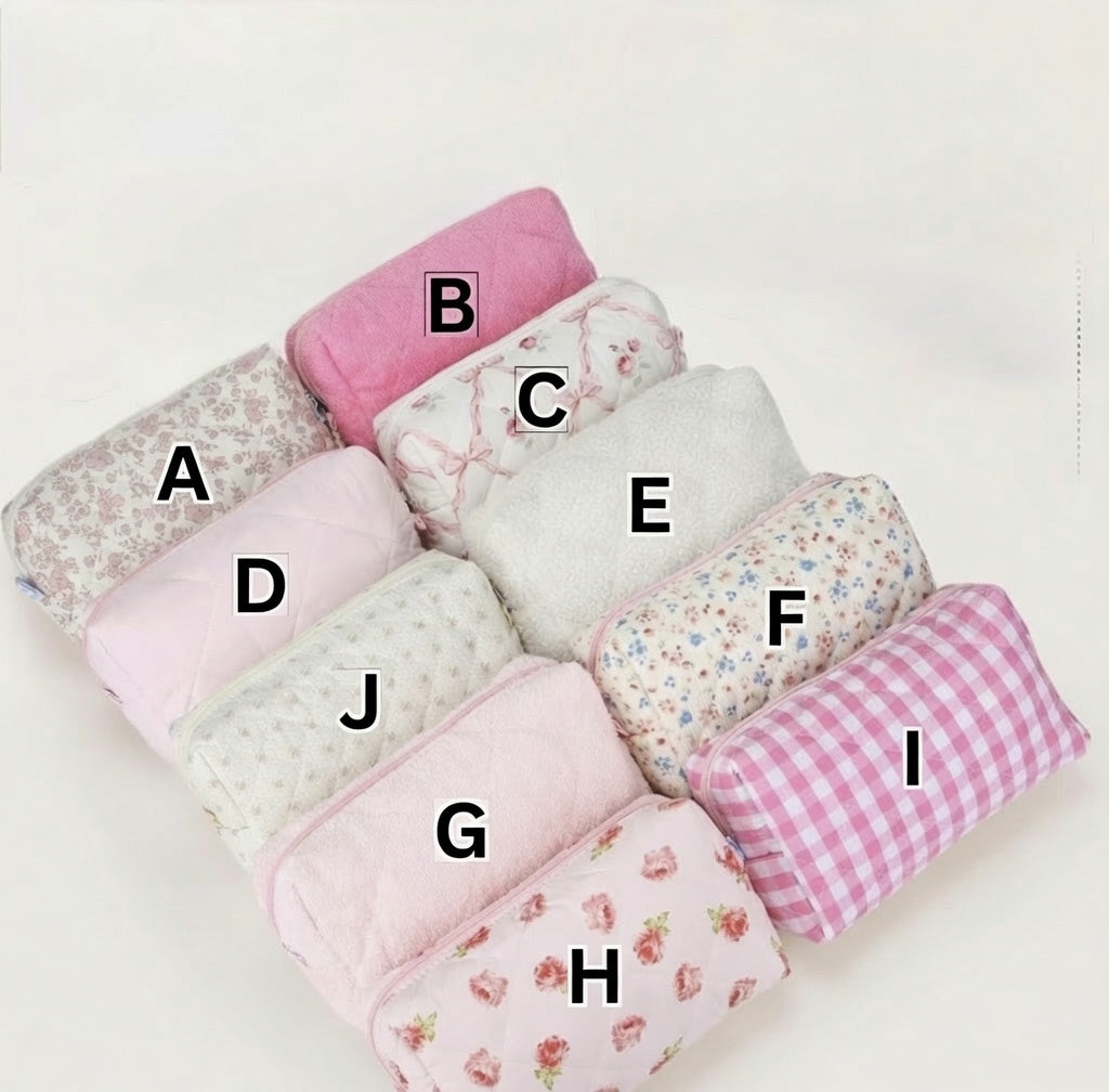 Quilted Accessory Bags